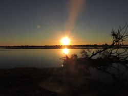 Sundown in Chobe National Park, Botswana